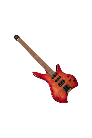 New Orleans Hdl450 Kırmızı Headless Elektro Gitar + Gigbag Çanta