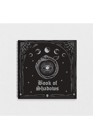 Book Of Shadows El Yapımı Fotoğraf Anı Defteri-2752 - Siyah