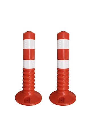 45 Cm Delinatör Esnek Yol Ayırıcı Delinatör Ucuz Otopark Trafik Delinatörü 2 Adet