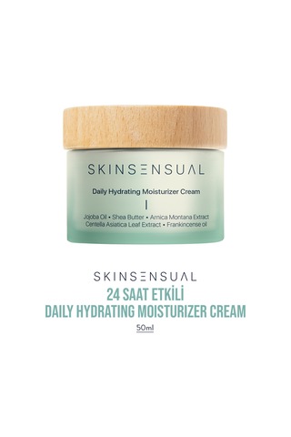 Daily Hydrating Moisturizer Cream Jojoba Oil Shea Butter 24 Saat Etkili Nemlendirici