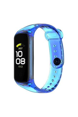 Adige Samsung Uyumlu Galaxy Fit 2 R220 Kordon Kayış Silikon Şeffaf