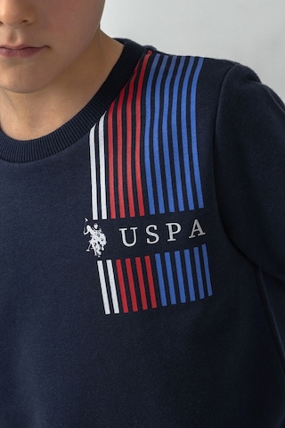 U.S. Polo Assn. Erkek Çocuk Baskılı Lacivert Uzun Kol Eşofman Takımı Us2613-c-v1 Us2613-c-v1