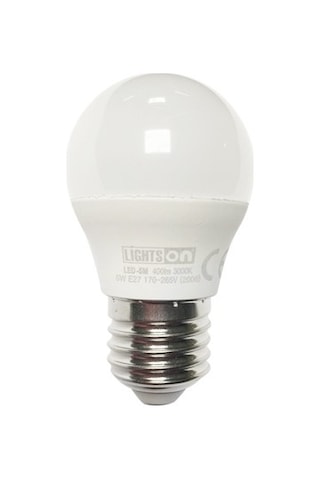 Lightson 5 Watt 6500K Beyaz Işık E27 Led Ampul Spot Ampulü 10A...