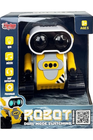 Vardem Uzaktan Kumandalı Full Fonksiyon Şarjlı 2.4g Robot-araba Sarı Renksiz Vardem Uzaktan Kumandalı Full Fonksiyon Şarjlı 2.4g Robot-araba Sarı Renksiz