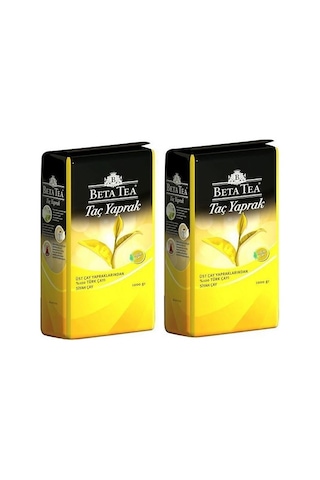 Beta Tea Taç Yaprak Siyah Dökme Çay 2 x 1 KG