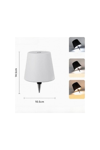 Maoyaya Modüler Masa Lambası Createtech Uygulanabilir Şişelere Şarjlı Renkli Led, 3 Kademeli Işık Seçeneği 320-1 Kırmızı 320-1 Kırmızı