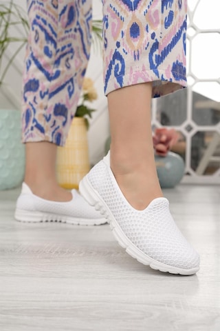 Nesil Shoes Dvm 901 Beyaz Anatomik Esnek Kadın Yürüyüş Ayakkabısı-beyaz Beyaz