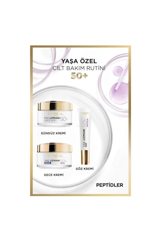 Loreal Paris 50+ Yenileyici Gece Kr