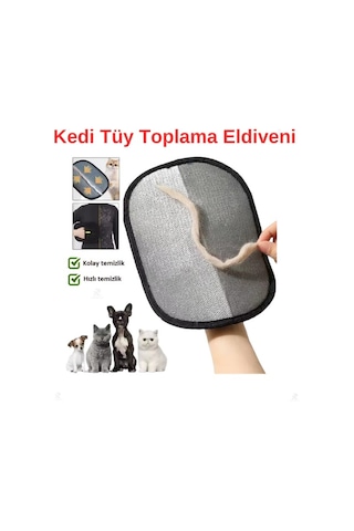 Enfa Kedi Tüy Toplama Eldiveni Tüy Toplama Köpektüy Toplama Eldiveni