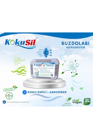 Kokusil Buzdolabı Koku Giderici Ve Ayakkabı Dolabı Koku Giderici 2li Paket