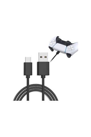 Alışveriş Zamanı Sony Ps5 Oyun Kolu Şarj Kablosu 3M