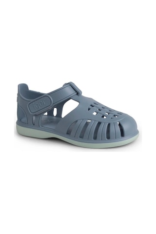 Igor Tobby Solid Bicolor Çocuk Sandalet - Okyanus Bb355-225 Açık Mavi