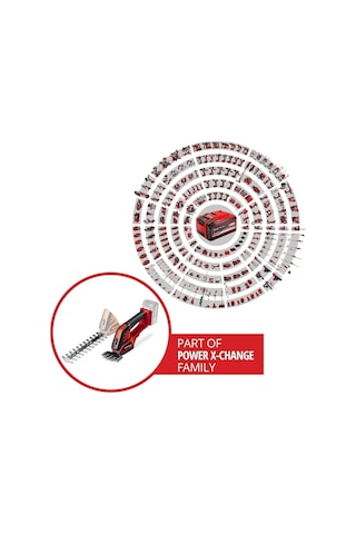 Akülü Çim Ve Çalı Makası Ge-cg 18/100 Li-solo 3410313 Pxc 18 V 100 Mm Çim Bıçağı 200 Mm Çalı Bıça