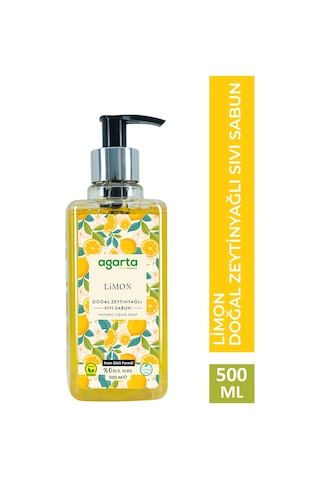 Agarta Doğal 500 ML Limon Sıvı Sabun