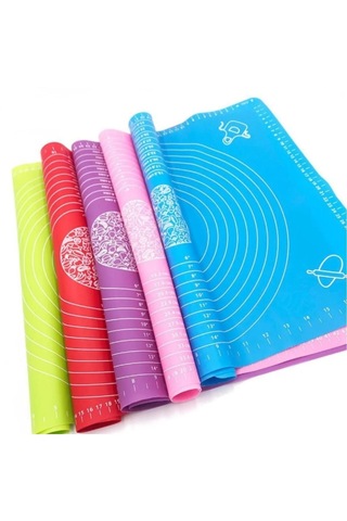 Silikon Mutfak Hamur Açma Şekillendirme Ve Yoğurma Matı 60 45 Cm