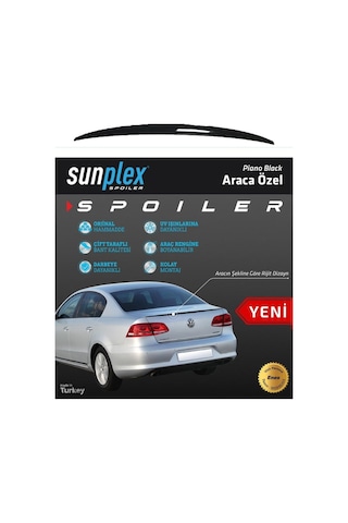 Bmw 5 F10 2010-2016 Uyumlu Spoiler Bagaj Çıtası Piyano Siyah