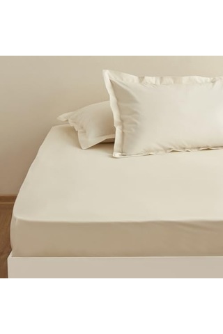 Fitted Çarşaf Ekru 100x200+30 Cm Genel