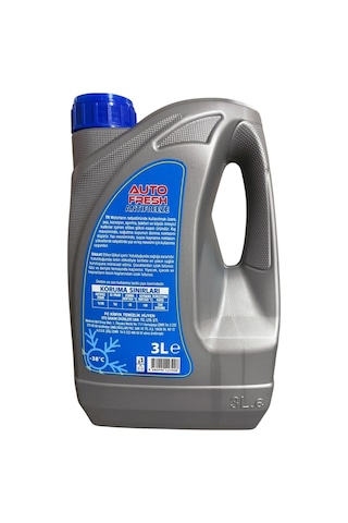 Autofresh Antifriz Mavi 3 Litre -37 Derece 3 Lt 4 Mevsim Korozyon Önleyici