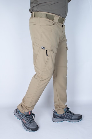 Nikbin Tactical Taktik Pantolon Outdoor Kargo Cep Likrali Yazlık -bej Bej