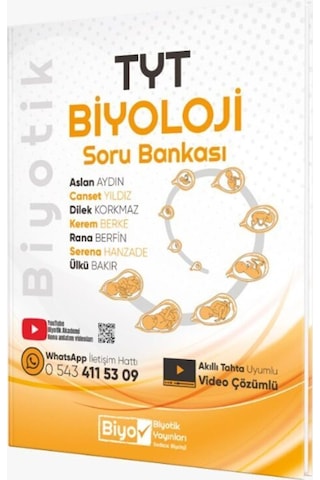 Tyt Biyoloji Biyotik Soru Bankası 2024 - 2025 Tyt Biyoloji Biyotik Soru Bankası 2024 - 2025