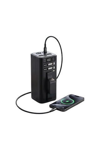 50000 Mah 65w Powerbank Pd & Scp Destekli Dijital Ekranlı El Fenerli, 3 Port, Kablosuz Şarj, Taşınabilir, Lityum-i