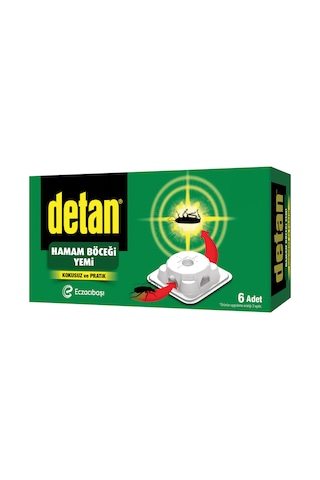 Detan Hamam Böceği Yemi 3 x 6'lı