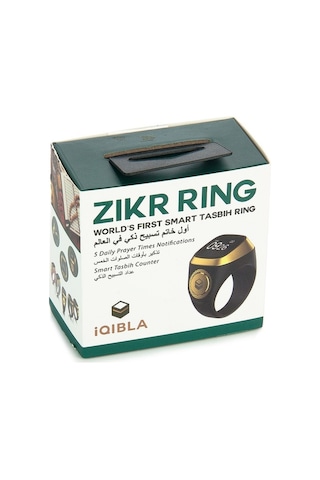 Ezan Okuyan Dijital Yüzük Tesbih Zikirmatik - Beyaz Bi