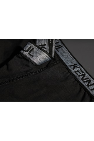 Kennpaul 3'lü Boxer 3xl 6xl Büyük Beden Düz, Yumuşak Pamuk Siyah - Lacivert - Gri