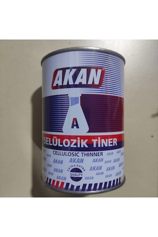 Akan Selülozik Tiner Extra Kaliteli 400 Ml Teneke Kutu Yerli Üret