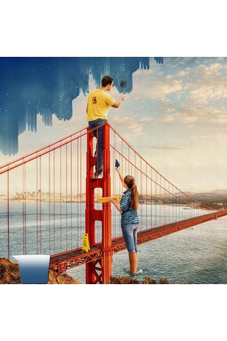 Reedark 6'li Profesyonel Boya Seti - Köşe Ve Düz Yüzeyler İçin Çok Amaçlı Rulo Fırça Takımı Mavi+gri