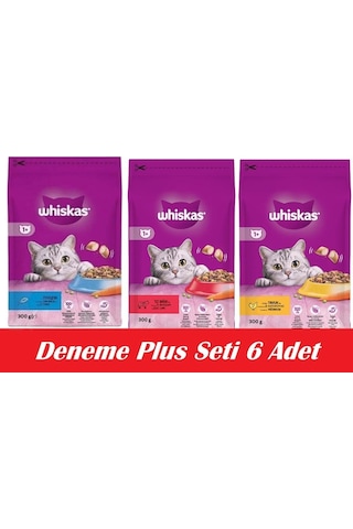 Whiskas İkili Lezzet Deneme Plus Seti 6 Adet