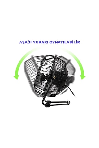 Robeve Masa Üstü Klima Usb Girişli Metal Serinletici Mini Vantilatör Fan