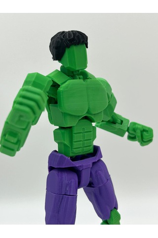 Hulk & Red Hulk Ikili Marvel Kahraman 3d Baskı Dummy Figür Seti