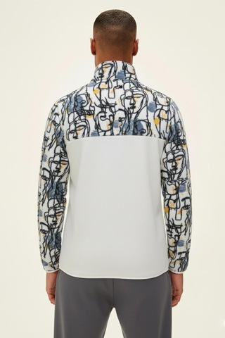 Bad Bear Erkek Polar Face Full Zıp Polar 25.02.12.038 Beyaz