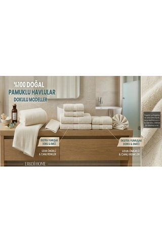 Banyo Havlusu %100 Pamuk 70 140 Ekru