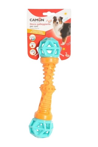 Tpr Malzemeden Ödül Bölmeli Gıcırtılı Ve Suda Yüzen Geometrik Köpek Oyuncağı 28 Cm