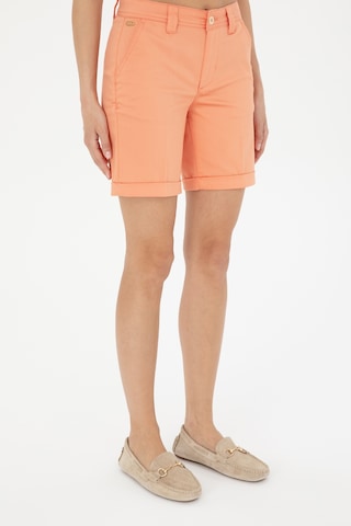 U.s. Polo Assn. Kadın Somon Şort / Bermuda 50281722-vr047 Somon