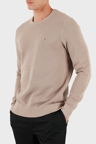Tommy Hilfiger Erkek Kazak Mw0mw36347 Afe Bej Bej