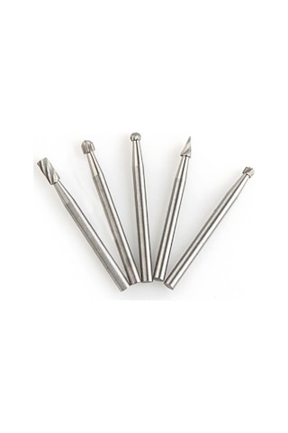 Pazly Ve Ucu Tungsten Seti, Metal Ve Ahşap İşleme İçin 10 Adet 1/8 Şaftlı Geeroyoo Freze - Mf