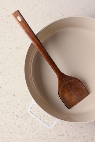 The Mia Natura Akasya Spatula 34x9 Cm Kahverengi