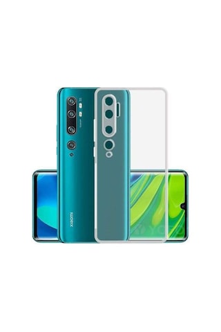 Adige Xiaomi Mi 10 Kılıf Kamera Korumalı Süper Silikon