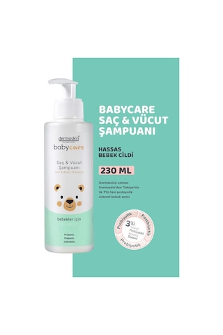 Dermoskin Babycare Saç & Vücut Şampuanı 230 ML
