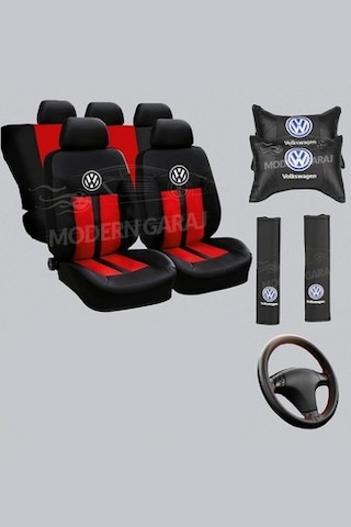 Volkswagen Bora Oto Koltuk Kılıfı Boyun Yastığı Kemer Konforu (516859701)