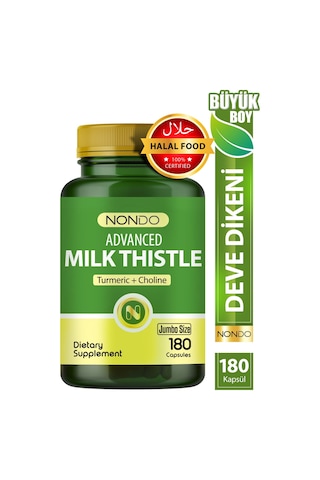 Nondo Milk Thistle 180 Kapsül Jumbo Boy