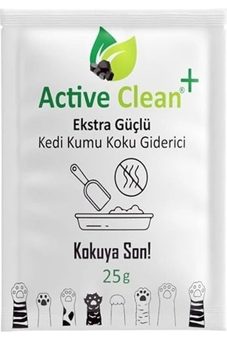 Active Clean Hindistan Cevizli Organik Kedi Kumu Koku Giderici 25 Gr