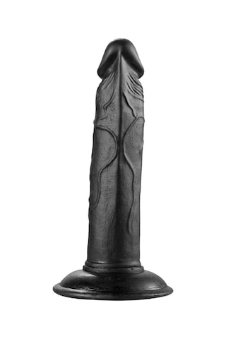 Lilitu Shop 21 Cm Realistik Vantuzlu Testissiz Zenci Dildo Penis