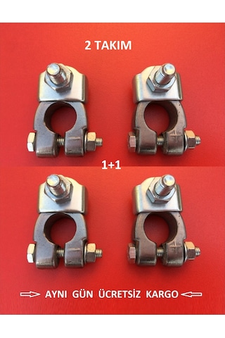 264 Gr 2 Takım Kurşun Akü Kutup Başı Otomotiv-marin