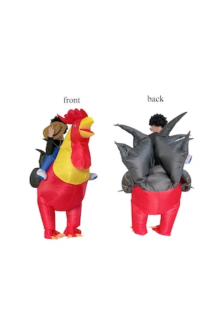 Şişme Horoz Kostüm, Şişme Süslü Elbise Ve Cadılar Bayramı