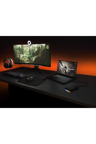 Firecuda Gaming Hard Drive 2tb, Harici Sabit Disk, Usb 3.2 Gen 1, Rgb Led Aydınlatma, Pc Ve Mac İçin, Data Rescue Serv