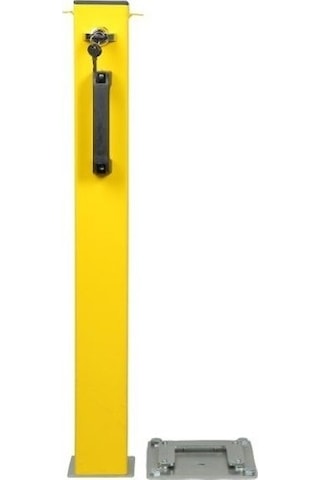 Otopark Bariyeri Kişisel Kilitli Çıkar Araç Bariyer Direği 75 Cm